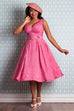 Cecilia-Cerise Dress (XS, S and L ONLY)