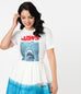 Jaws x Unique Vintage Iconic Movie Poster Womens Graphic Tee