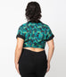 Jurassic Park x Unique Vintage T-Rex Tropical Print Shirley Crop Top (S ONLY)