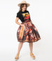Jurassic Park x Unique Vintage When Dinosaurs Ruled The Earth Swing Skirt (S ONLY)