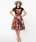 Jurassic Park x Unique Vintage When Dinosaurs Ruled The Earth Swing Skirt (S ONLY)