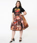 Jurassic Park x Unique Vintage When Dinosaurs Ruled The Earth Swing Skirt (S ONLY)