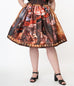Jurassic Park x Unique Vintage When Dinosaurs Ruled The Earth Swing Skirt (S ONLY)