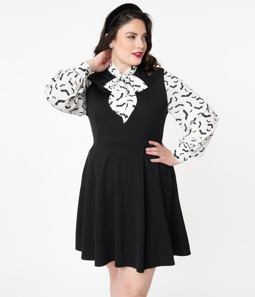 Bat sales print dress