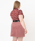 Unique Vintage Pink Corduroy Marlo Mini Skirt