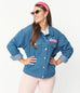 Barbie x Unique Vintage Barbie Logo Kerstie Jean Jacket