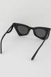 Raquel Cat Eye Sunglasses in Black