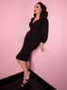 Bawdy Wiggle Dress in Black (2XL and 3XL ONLY)