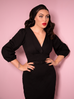 Bawdy Wiggle Dress in Black (2XL and 3XL ONLY)