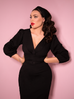 Bawdy Wiggle Dress in Black