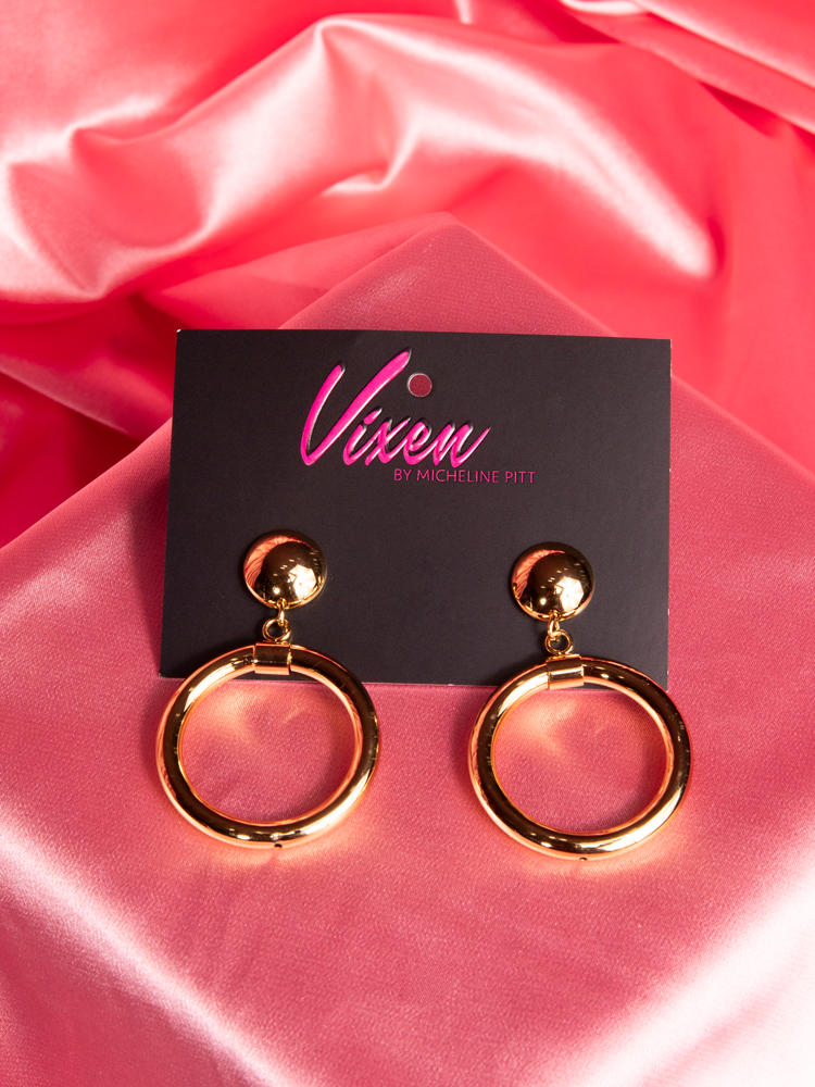 Bad girl earrings clearance