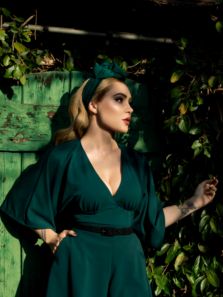 PRE ORDER Bauhaus Top in Hunter Green - Natasha Marie Clothing