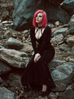 Black Marilyn Gown in Black Velvet