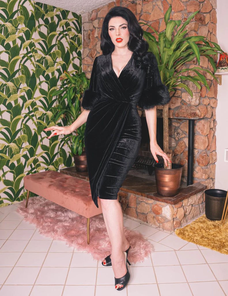 Avenue black hot sale dress