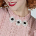 Poppy Field Necklace White - Natasha Marie Clothing