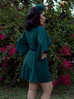 PRE ORDER Bauhaus Top in Hunter Green - Natasha Marie Clothing