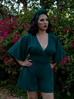 PRE ORDER Bauhaus Top in Hunter Green - Natasha Marie Clothing