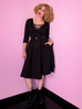 Miss Kitty Swing Dress in Black
