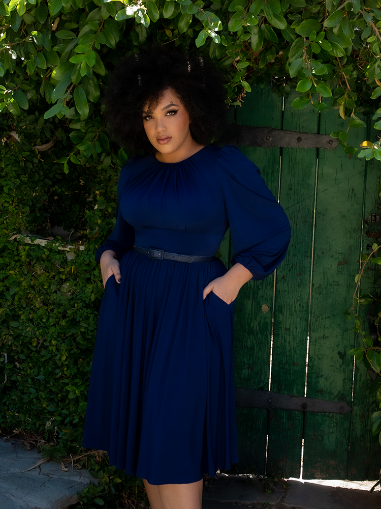 Salem Dress in Navy (XS ONLY)