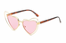 Dolly Retro Heart Shaped Pink Sunglasses