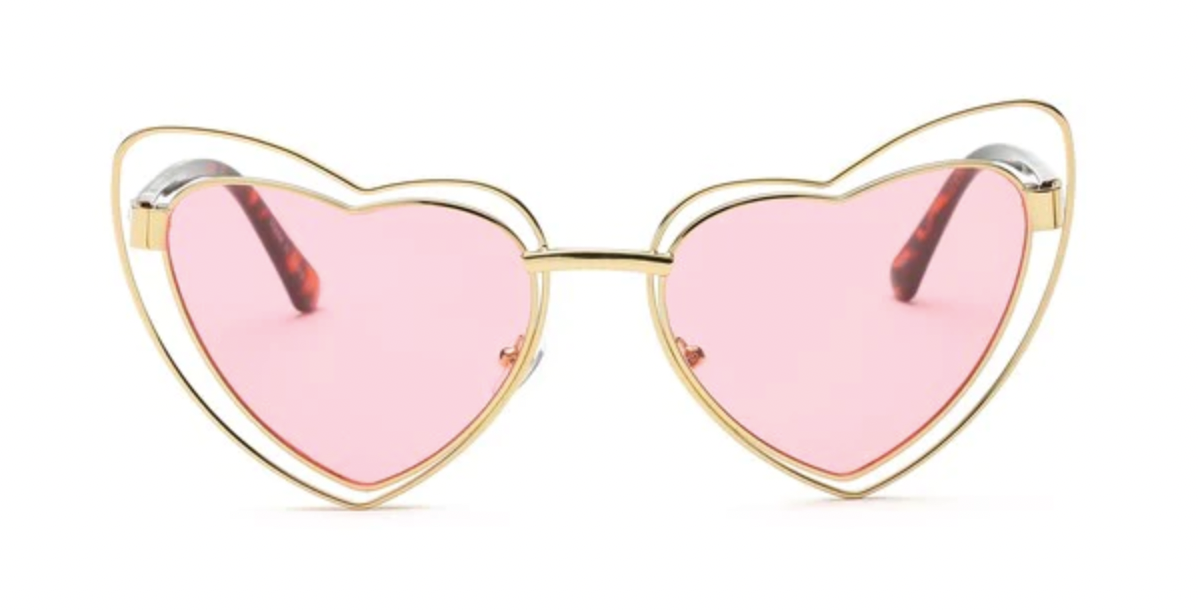 Retro sunglasses pink deals