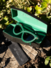 The Serpent Sunglasses in Emerald Green
