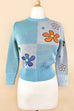 Power of Flower Sweater in Blue