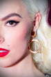 "Bad Girl Hoops" Gold Earrings - Natasha Marie Clothing