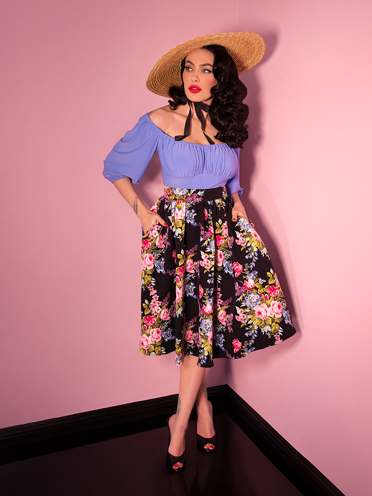 Floral vacation skirt hotsell