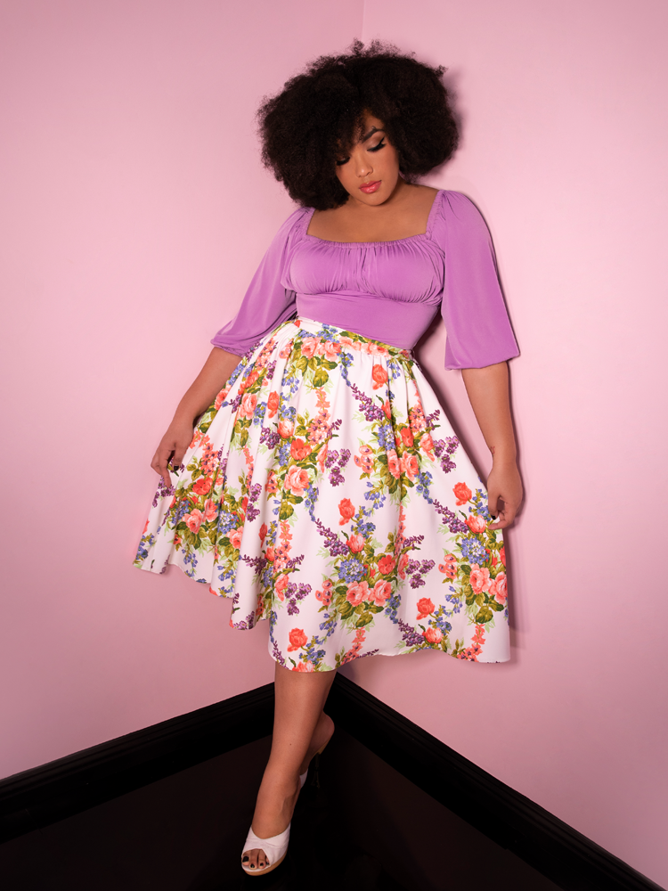 Swing sales skirt floral