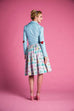 Veronica Biker Jacket in Blue - Natasha Marie Clothing