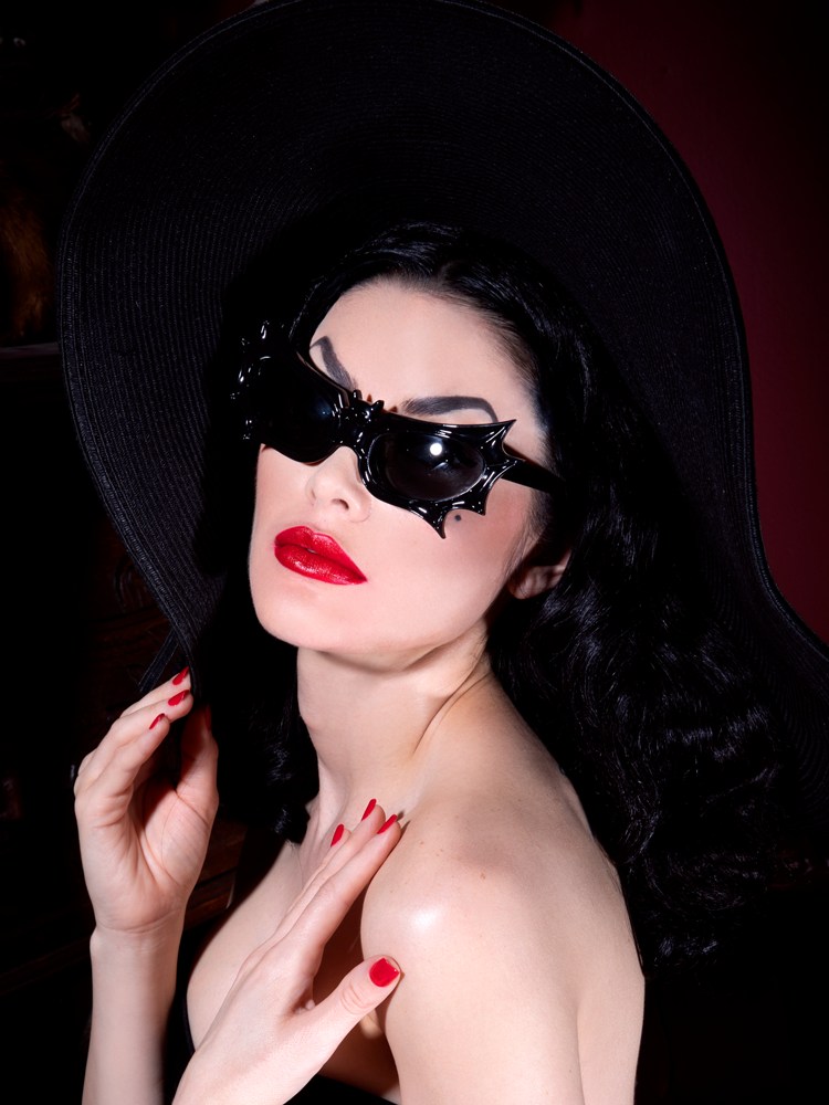 Bat Glasses - Vampira® by La Femme en Noir - Black - Natasha Marie Clothing