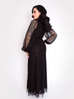 Black Widow Lace Wrap Gown (S, M and 2XL ONLY)