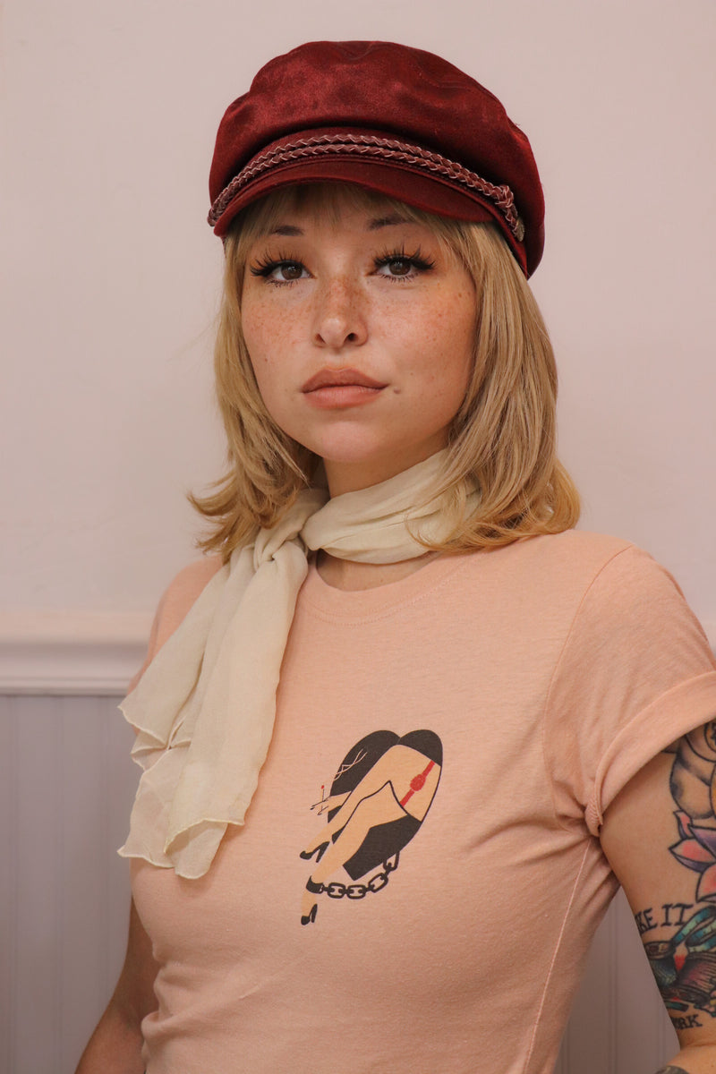 Chains of Love Tee in Peach