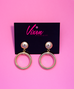 "Bad Girl Hoops" Gold Earrings - Natasha Marie Clothing