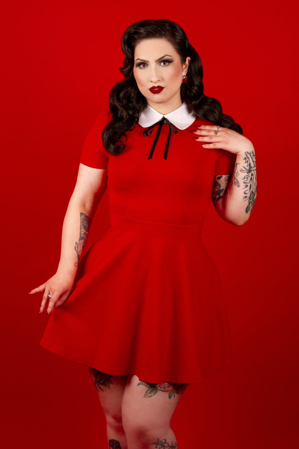 Hayley Dress (Red)