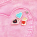 Heart Shaped Pool Lapel Pin - Natasha Marie Clothing