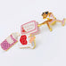 Martini Girl Lapel Pin Brown