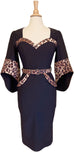 The Manhattan Leopard Pencil Dress