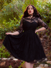 Mourning Dress in Black Lace
