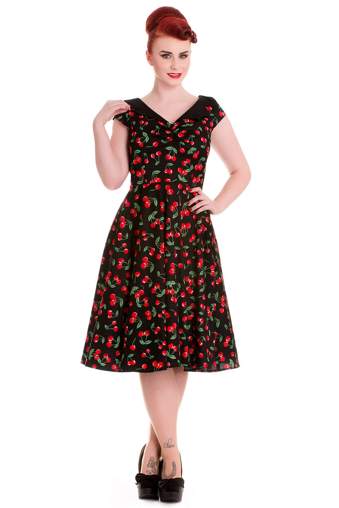 Cherry Pop 50s Dress (XS ONLY) - Natasha Marie Clothing