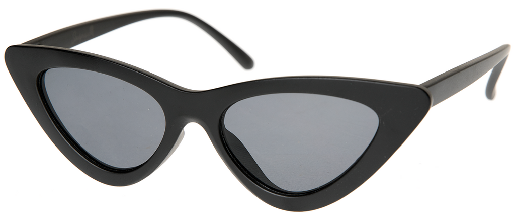 Matte black cat eye sunglasses online