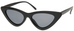 Sourpuss Cat Eye Sunglasses Matte Black